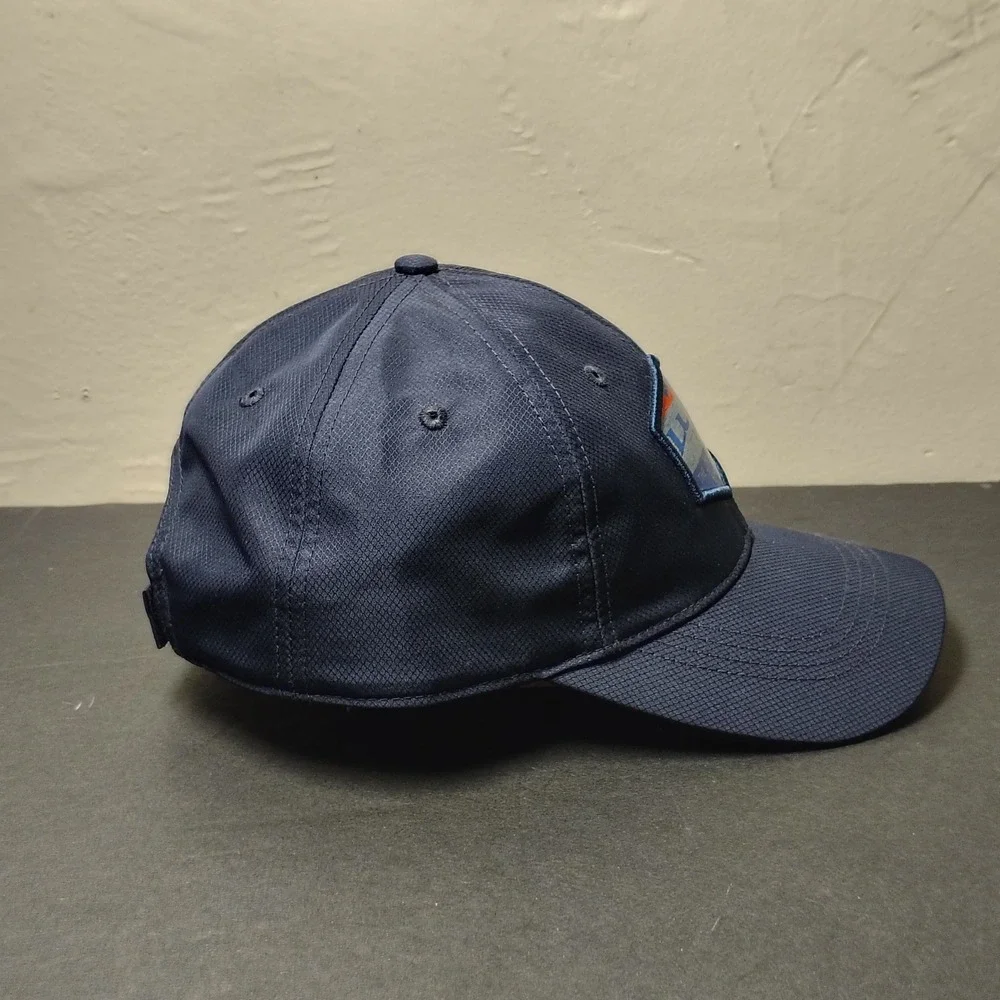 Lund Boats Hat Cap Adjustable Strap Navy Fishing Patch Ripstop One Size Mens